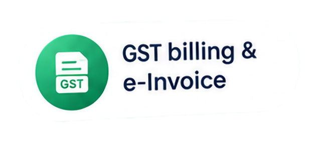 GST billing and e-Invoice